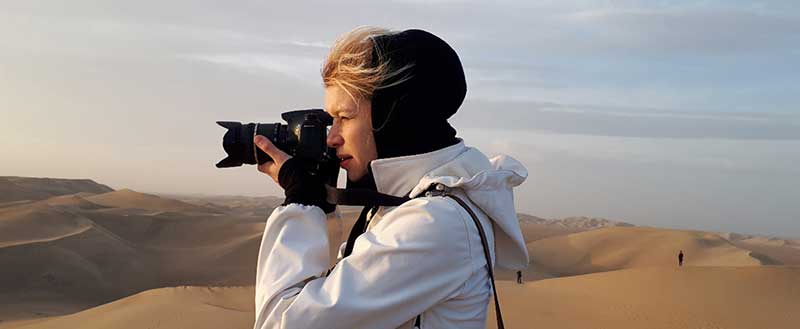 Touching the desert