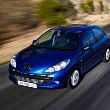 peugeot and samand sedans
